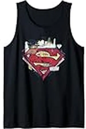 DC Comics Originals Logotipo de DC Superman: New Amazing Adventures, 85 años de acción Camiseta sin Mangas