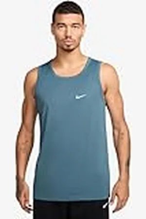 Nike Dri-Fit Legend FD0148-006 - Camiseta sin Mangas para Hombre, Color Azul Ahumado, Talla L