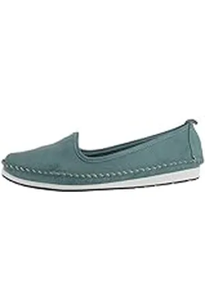 Andrea Conti 0027449 Mocasines de Cuero para Mujer, Talla:40 EU, Color:
