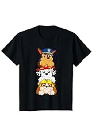 Paw Patrol Niños - Chase Marshall Rubble Camiseta
