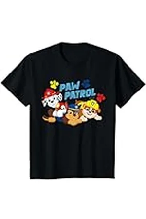 Paw Patrol Niños - Chase Marshall Rubble Camiseta