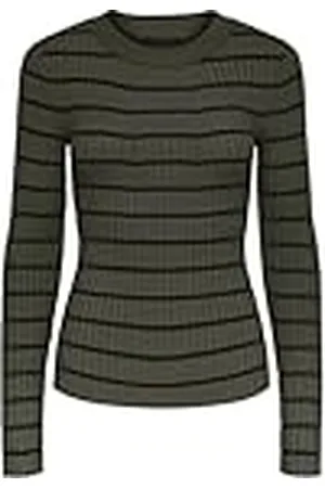Pieces® Pccrista LS O-Neck Knit Noos BC Jersey de Punto, , XS para Mujer