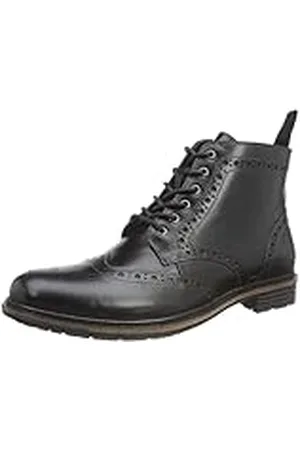Hush Puppies Joshua Brogue, Botas para Hombre, Black, 39.5 EU