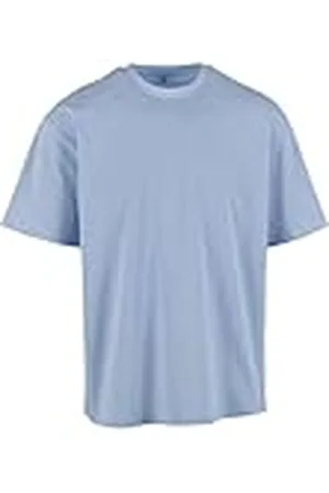 Build Your Brand Bb035-light Basic Loose tee Camiseta, Color Azul, 5XL Hombres