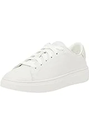 HUGO BOSS Kieran_Tenn_grW, Zapatillas Mujer, White, 41 EU
