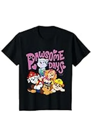 Paw Patrol Niños - Marshall Chase Rubble Skye Everest Pawsome Camiseta