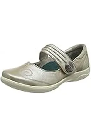 Padders Poem, Merceditas Mujer, Beige (Metallic Combi 64), 38 EU XX-Ancho
