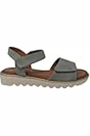 Jana Damen Sandalen Flach mit Klettverschluss Vegan, Sandalias Planas Mujer, , 39 EU