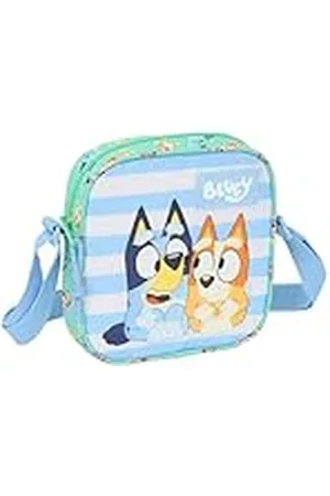 Safta BLUEY SISTERS - Bandolera Pequeña, Bandolera Infantil, Bolso Niño, Ideal para Niños de 5 a 14 Años, Cómoda y Versátil, Calidad y Resistencia, 16x4x18 cm