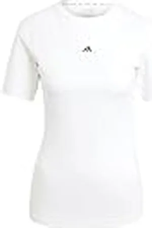 adidas Mujer Techfit Training T-Shirt, White, M