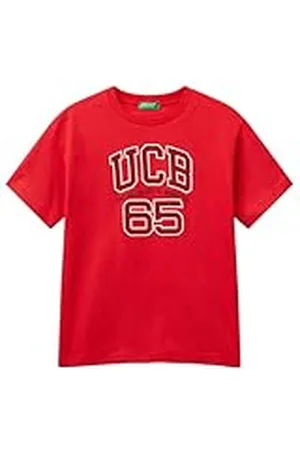 Benetton T-Shirt 3i1xc10oo Camiseta, , 130 cm para Niños