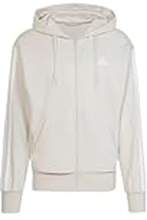 adidas Hombre Essential Three Stripes French Terry Fullzip Hoodie, , XS
