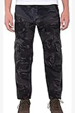 Alpha Industries Agent C Pantalones Cargo, Multicolor (Black Camo-125), 31 para Hombre