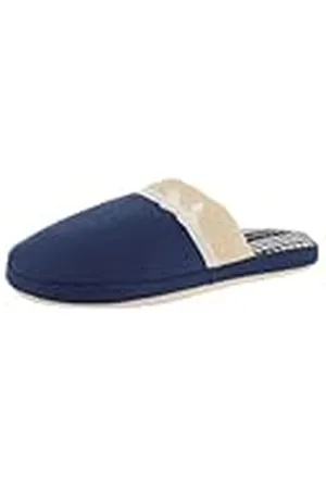 De Fonseca Pantuflas de mujer Woven a cuadros con flores, suela de goma TPR reforzada, zapatillas de casa, , 40/41 EU