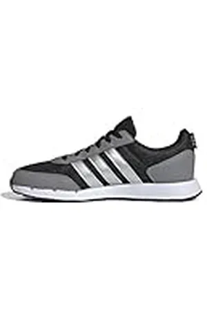 adidas Run 50s Shoes, Zapatos Mujer, Core Black/Silver Met/Grey Three, 38 2/3 EU