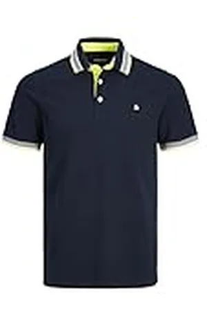 JACK & JONES Polo Essentials Paulos para Hombre (Talla Grande) - 4XL
