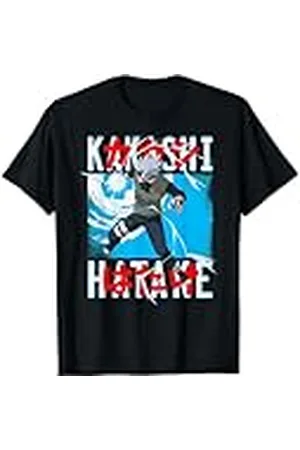 Naruto Shippuden Kakashi Lanzando Rayo Anime Camiseta