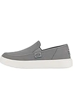 Hey dude HEYDUDE Sunapee Canvas - Zapatos Estilo Mocasín para Hombre, Atmosphere/White, 42