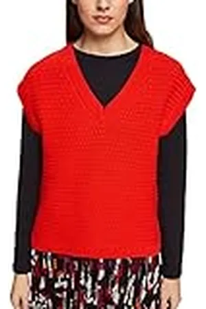 ESPRIT 122ee1i321 Suéter, 630/Rojo, S para Mujer
