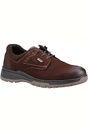Hush Puppies Pele con Cordones, Encaje de Verano para Hombre, Brown, 40.5 EU