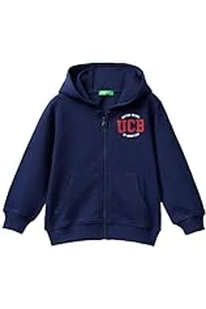 Benetton Giacca C/CAPP M/L 3J68G5034, Jersey de Punto