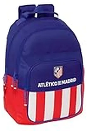 Safta ATLÉTICO DE MADRID - Mochila Escolar Infantil, Ideal para Niños de Diferentes Edades, Cómoda y Versátil, Calidad y Resistencia, 32x15x42 cm