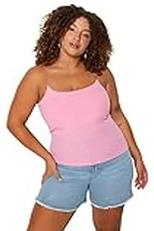 Trendyol Tbbss23af00013 Blusa de Talla Grande, , XL para Mujer