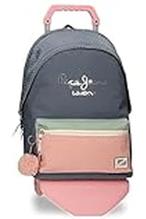 Pepe Jeans Laila Mochila para Portátil Doble Compartimento con Carro 15,6" 31x44x17,5 cms Poliéster 23,87L