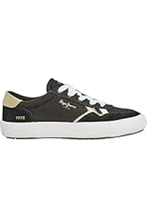 Pepe Jeans Travis Brit W, Zapatillas para Mujer, (Black), 5