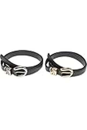 Urban classics Tb7213a-chunky Multiple Loop Synthetic Leather Belt 2-Pack Cinturón, , S-M Mujeres