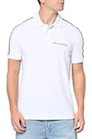 Armani Exchange Polo de Algodón Stretch con Logo Signature Regular Fit Camisa, , S para Hombre