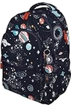 Grafoplas Mochila Escolar Tres Compartimentos, 33x46x22,5cm, 30 Litros, Zona Acolchada para Portátil, Modelo Roomy, Diseño Cosmos, Bits & Bobs Pop Up Design, Perfecta para Material Escolar