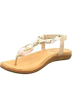 2Go 8018-805, Sandalias Planas Mujer, Gold, 39 EU