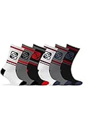 Freegun Calcetines Hombre Deporte Soporte Antideslizante - Paquete de 6 - Calcetines Altos Hombre, Tennis, Ajuste