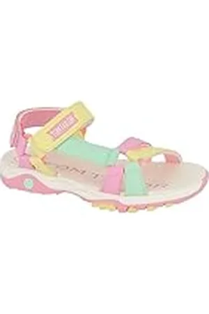 TOM TAILOR 5374202, Sandalia, Rosa, Amarillo y Menta, 27 EU