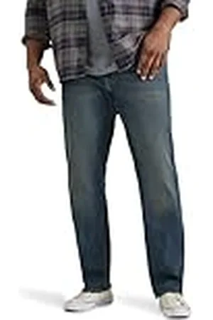 Lee Pantalones Vaqueros Rectos relajados para Hombre Big and Tall Extreme Motion Relaxed Straight, , 40W x 36L
