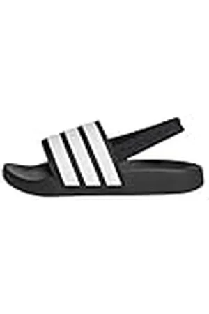 adidas Adilette ESTRAP Slides Children, SE DESLIZA, Core Black/Cloud White/Core Black, 21 EU