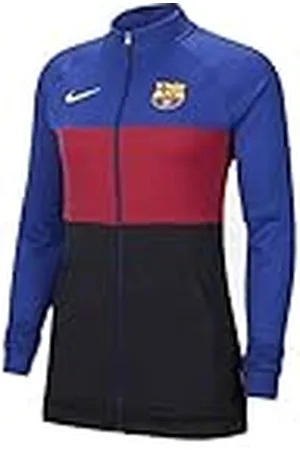 Nike FC Barcelona Temporada 2020/21-FCB W NK I96 ANTHM TRK JKTCI9257-455 Chaqueta, Mujer, Deep Royal Blue/Noble Red/Amarillo no spon-Home, XL