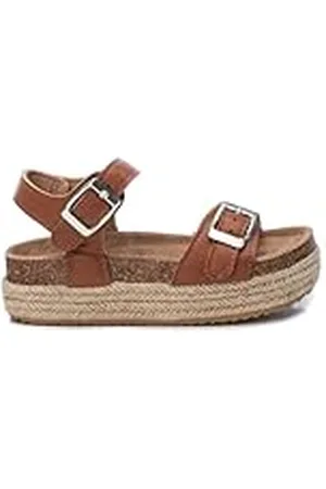 Xti Sandalias planas, Camel (58097), 32 EU