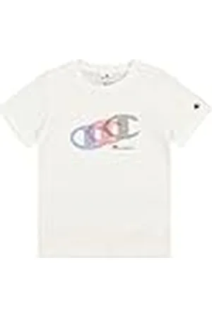 Champion Legacy Boy-Graphic Crewneck T-Shirt with Large Print Camiseta, , 13-14 Años para Niños