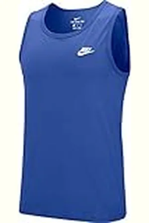 Nike Sportswear Club Camiseta sin Mangas para Hombre, Game Royal/White, BQ1260-480, XS