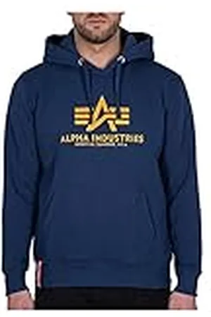 Alpha Industries Basic Sudadera con Capucha, Hombre, , L