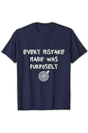 NoBrand Cada error cometido fue deliberadamente divertido cita sarcástica Camiseta