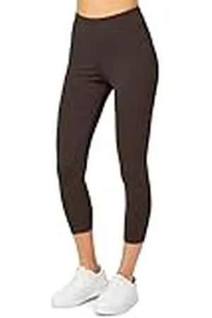 Merry Style Leggins Deportivos para Mujer Pantalones Piratas Suaves Elásticos Leggings de Algodón 3/4 Mallas de Mujer Confortables MS10-199 ( ,4XL)
