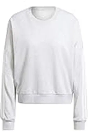 adidas Mujer Essentials 3-Stripes French Terry Sweatshirt, , L