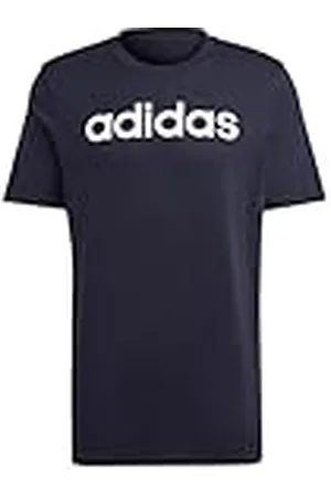 adidas Hombre Essentials Single Jersey Linear Embroidered Logo Tee, , S