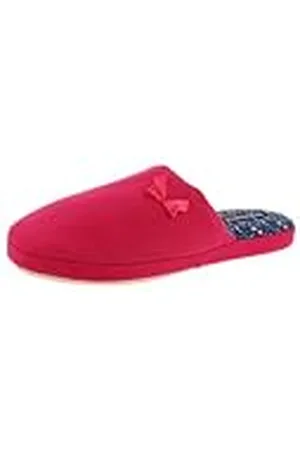 De Fonseca Zapatillas de mujer de satén, suela de goma TPR reforzada, zapatillas de casa, , 38/39 EU