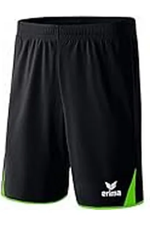 Erima Classic 5 Cubos Pantalón Corto, Hombre, Negro/Green, XL