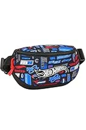 Safta Hot Wheels - Riñonera Infantil Niño, Ideal para Jóvenes y Niños de Diferentes Edades, Cómoda y Versátil, Calidad y Resistencia, 23x9x14 cm