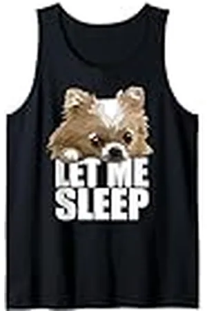Raf THE ARTIST Designs Chihuahua de pelo largo Let Me Sleep Chiwawa, amante de los perros Camiseta sin Mangas